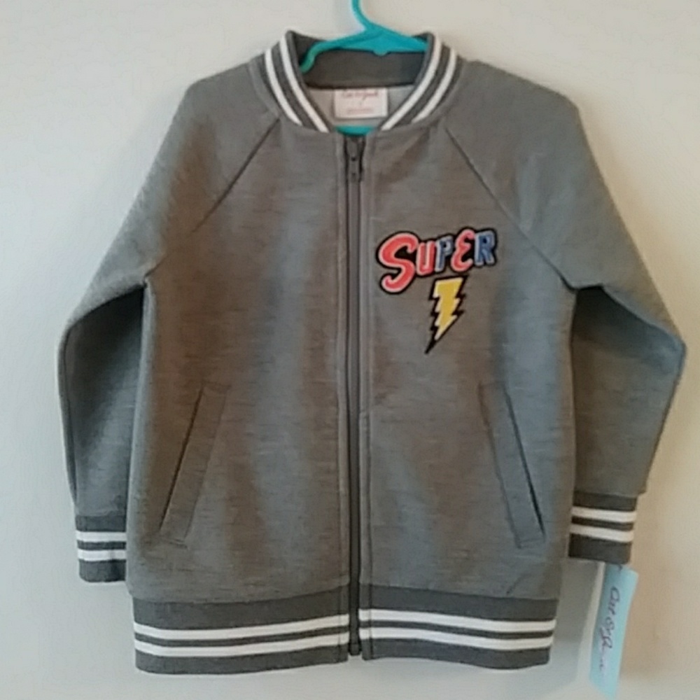 Cat and Jack 3T Boys Heather Grey Jacket